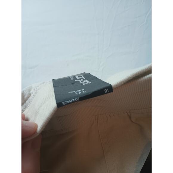 Lane Bryant Cream Straight Leg Pants - Picture 4 of 6